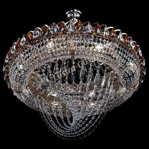 Люстра Кольцо Классика Веер №8 чайная в Симферополе Гусь Хрустальный