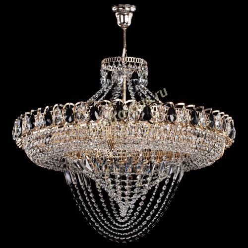 Люстра 	 Кольцо Классика Веер №8 черная в Симферополе Гусь Хрустальный