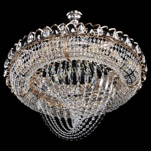 Люстра 	 Кольцо Классика Веер №8 черная в Симферополе Гусь Хрустальный