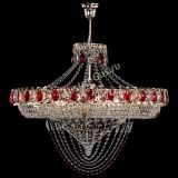 Люстра Кольцо Классика Веер №8 красная в Симферополе