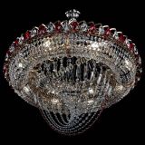 Люстра Кольцо Классика Веер №8 красная в Симферополе