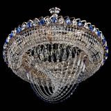 Люстра Кольцо Классика Веер №8 синяя в Симферополе