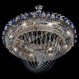 Люстра Кольцо Классика Веер №8 синяя в Симферополе