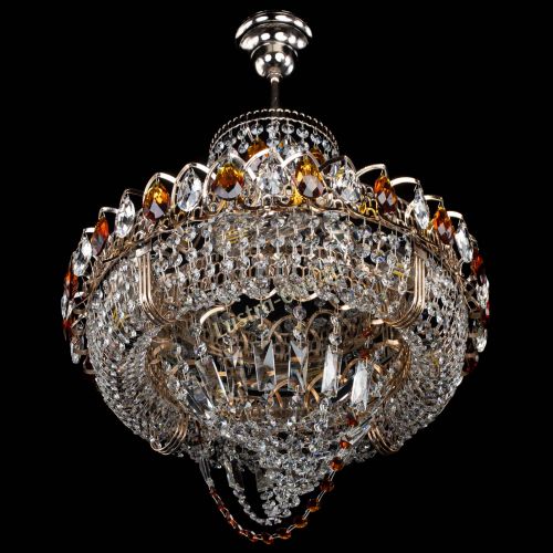 Люстра Кольцо Классика Веер чайная в Симферополе Гусь Хрустальный