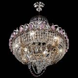 Люстра Кольцо Классика Веер розовая в Симферополе