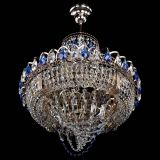 Люстра Кольцо Классика Веер синяя в Симферополе