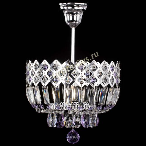 Люстра Корона №1 пластинка фиолетовая в Симферополе Гусь Хрустальный