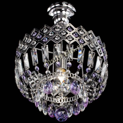 Люстра Корона №1 пластинка фиолетовая в Симферополе Гусь Хрустальный