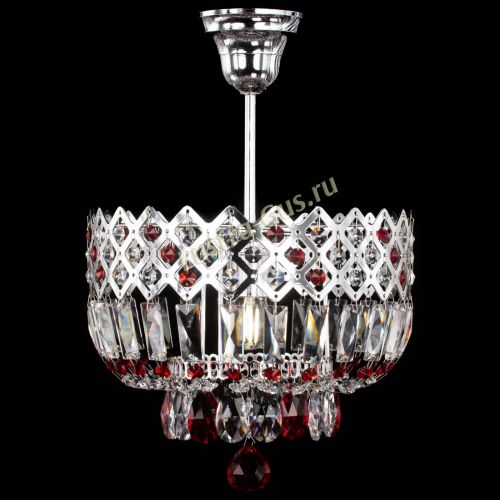 Люстра Корона №1 пластинка красная в Симферополе Гусь Хрустальный