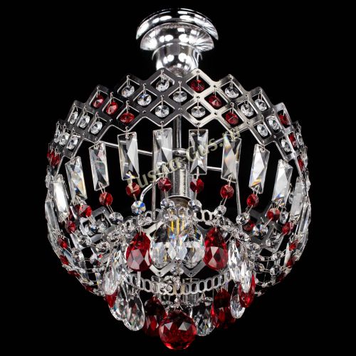 Люстра Корона №1 пластинка красная в Симферополе Гусь Хрустальный