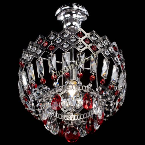 Люстра Корона №1 пластинка красная в Симферополе Гусь Хрустальный