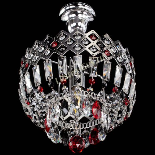 Люстра Корона №1 пластинка разноцветная в Симферополе Гусь Хрустальный