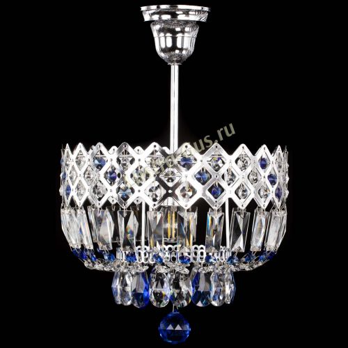 Люстра Корона №1 пластинка синяя в Симферополе Гусь Хрустальный