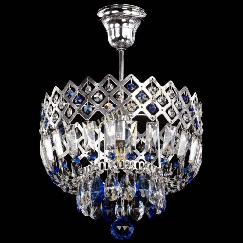 Люстра Корона №1 пластинка синяя в Симферополе Гусь Хрустальный