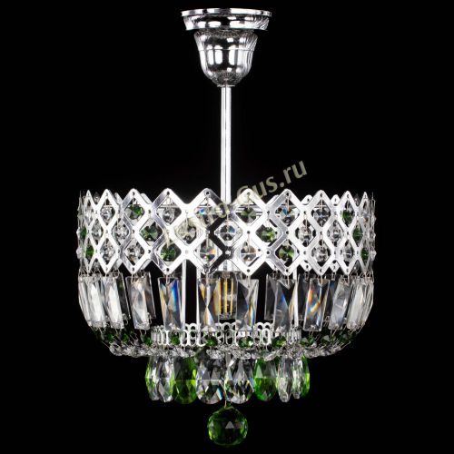 Люстра Корона №1 пластинка зеленая в Симферополе Гусь Хрустальный