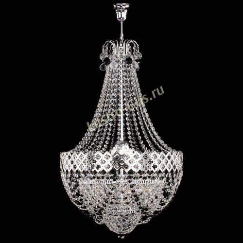 Люстра Корона №5 с подвесом Черная в Симферополе Гусь Хрустальный