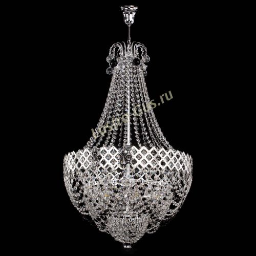 Люстра Корона №5 с подвесом Черная в Симферополе Гусь Хрустальный