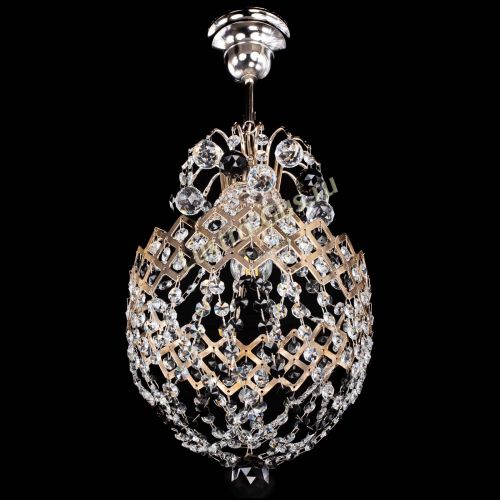 Люстра Корона №6 черная в Симферополе Гусь Хрустальный