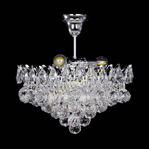 Люстра Корона Капель шар 3 лампы в Симферополе Гусь Хрустальный