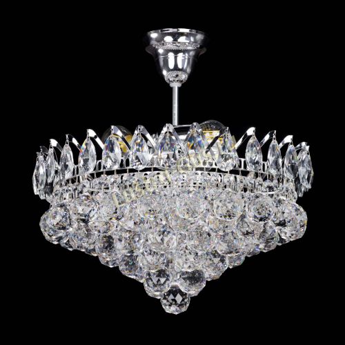 Люстра Корона Капель шар 3 лампы в Симферополе Гусь Хрустальный