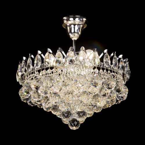 Люстра Корона Капель шар 3 лампы в Симферополе Гусь Хрустальный