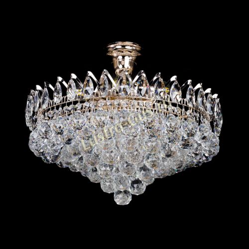 Люстра Корона Капель шар 5 ламп в Симферополе Гусь Хрустальный