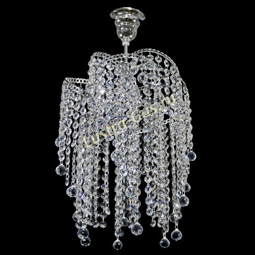 Люстра Космея №1 капель мини  в Симферополе Гусь Хрустальный