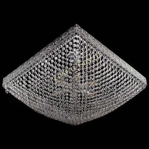 Люстра Квадрат №28 - 600 мм в Симферополе Гусь Хрустальный