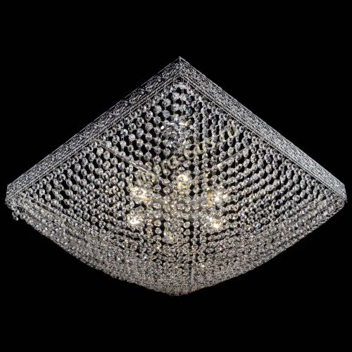 Люстра Квадрат №28 - 600 мм в Симферополе Гусь Хрустальный