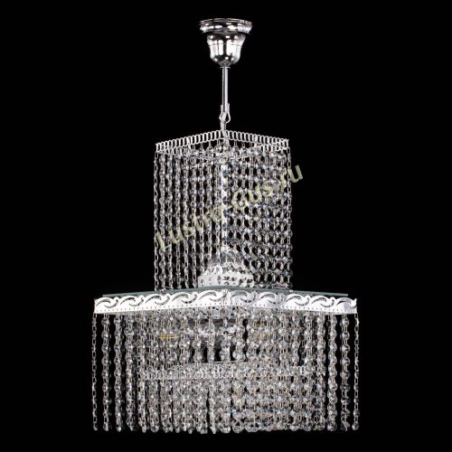 Люстра Квадрат №3 с подвесом в Симферополе Гусь Хрустальный