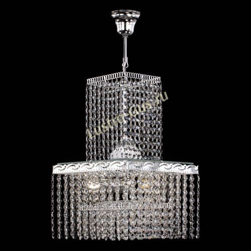 Люстра Квадрат №3 с подвесом в Симферополе Гусь Хрустальный