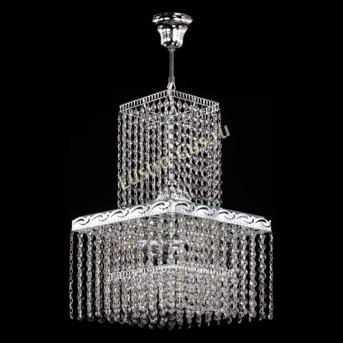 Люстра Квадрат №3 с подвесом в Симферополе Гусь Хрустальный