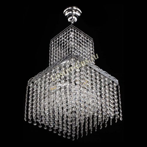 Люстра Квадрат №3 с подвесом в Симферополе Гусь Хрустальный