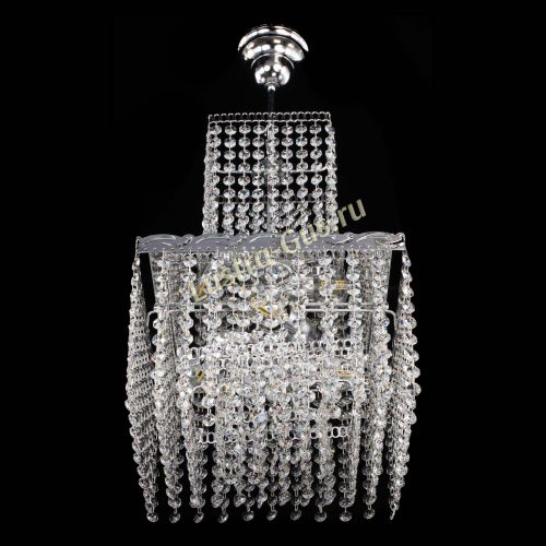 Люстра Квадрат №3 с подвесом в Симферополе Гусь Хрустальный