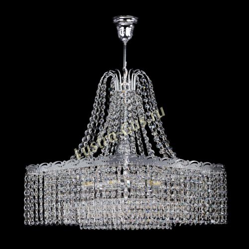 Люстра Квадрат Оптикон с подвесом в Симферополе Гусь Хрустальный