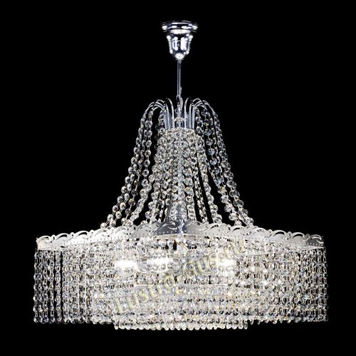 Люстра Квадрат Оптикон с подвесом в Симферополе Гусь Хрустальный