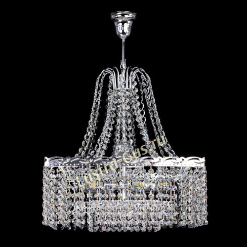 Люстра Квадрат Оптикон с подвесом в Симферополе Гусь Хрустальный