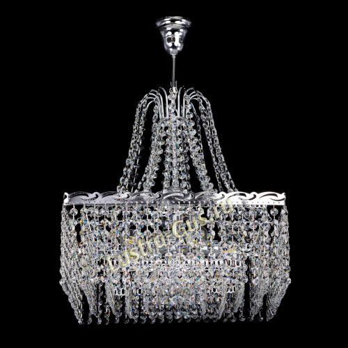 Люстра Квадрат Оптикон с подвесом в Симферополе Гусь Хрустальный