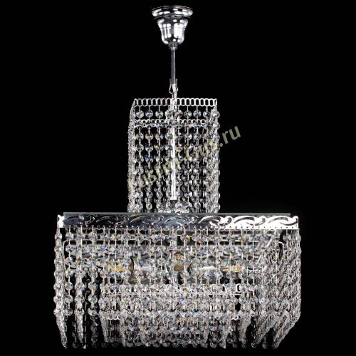 Люстра Квадрат с подвесом в Симферополе Гусь Хрустальный