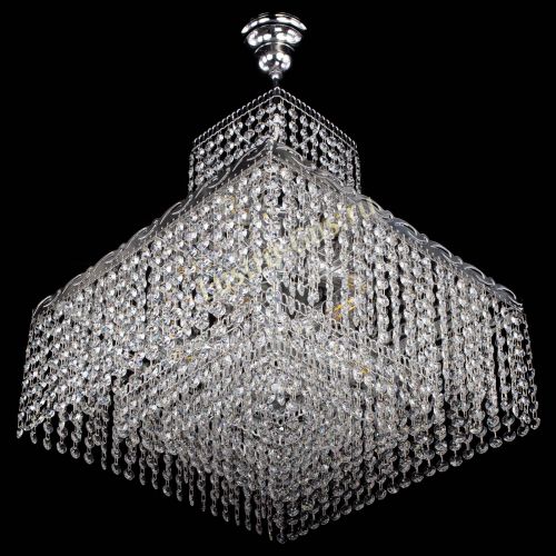 Люстра Квадрат с подвесом в Симферополе Гусь Хрустальный