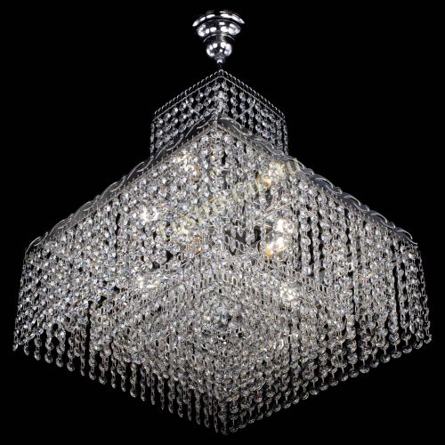 Люстра Квадрат с подвесом в Симферополе Гусь Хрустальный