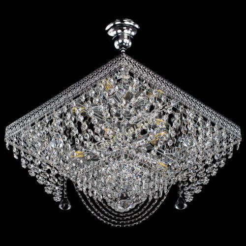 Люстра Квадрат Венеция №24 подвесная в Симферополе Гусь Хрустальный
