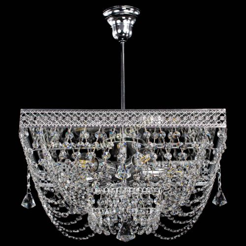 Люстра Квадрат Венеция №24 подвесная в Симферополе Гусь Хрустальный