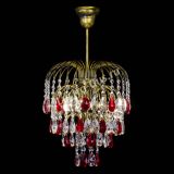 Люстра Лора №3 под бронзу красная в Симферополе