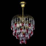 Люстра Лора №3 под бронзу красная в Симферополе