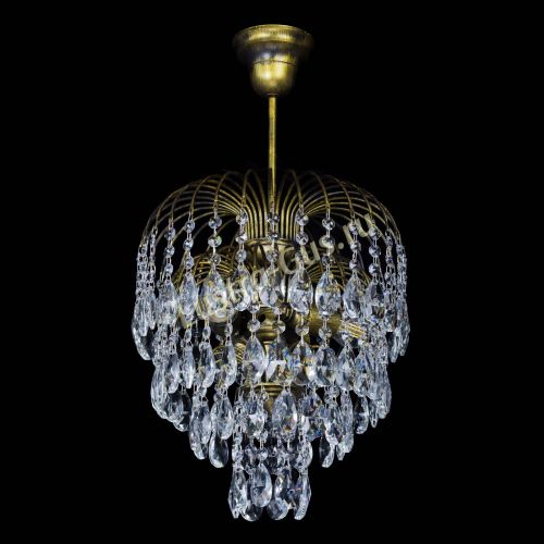 Люстра Лора №3 под бронзу в Симферополе Гусь Хрустальный