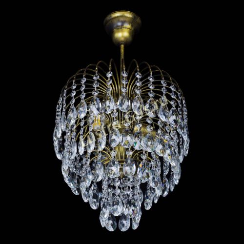 Люстра Лора №3 под бронзу в Симферополе Гусь Хрустальный