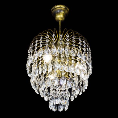 Люстра Лора №3 под бронзу в Симферополе Гусь Хрустальный