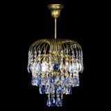 Люстра Лора №3 под бронзу синяя в Симферополе