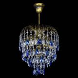Люстра Лора №3 под бронзу синяя в Симферополе